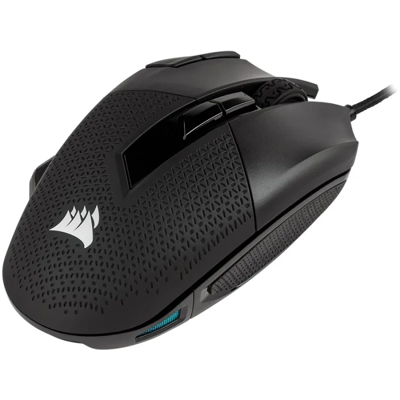 CORSAIR NIGHTSWORD RGB, Performance Tunable FPS/MOBA, Black, Backlit RGB LED, 18000 DPI, Optical - 1