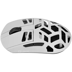 LORGAR MSE90W, Magnesium Alloy Wireless Gaming Mouse Elite, White - 3