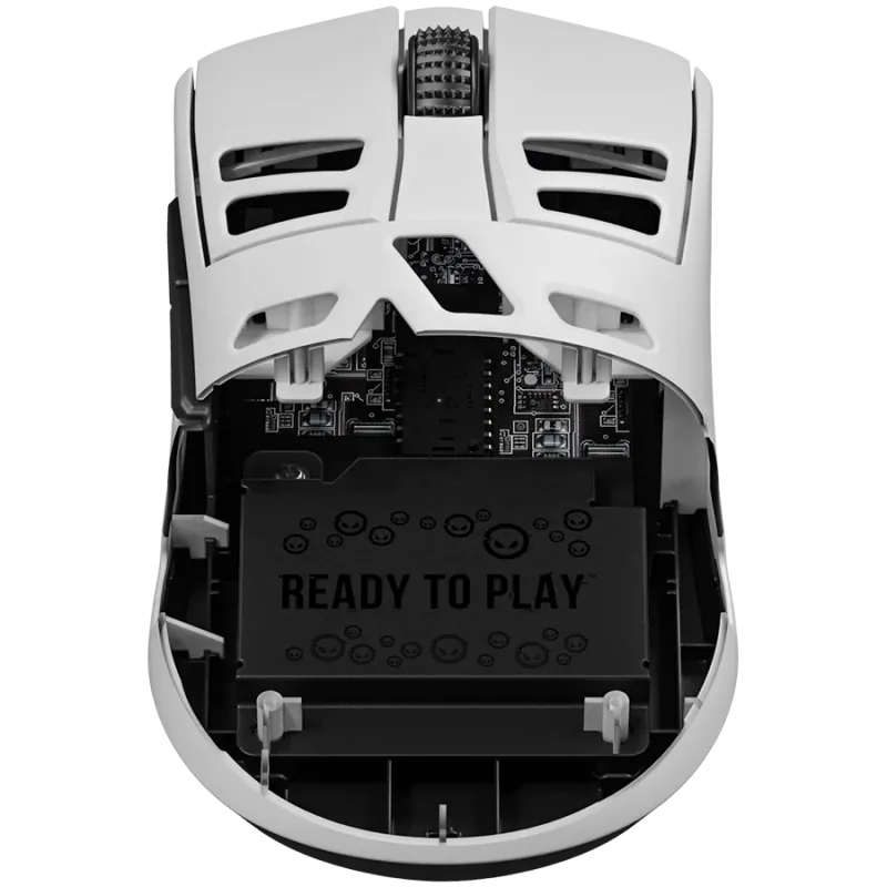 LORGAR MSE90W, Magnesium Alloy Wireless Gaming Mouse Elite, White - 1