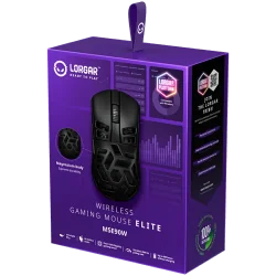 LORGAR MSE90W, Magnesium Alloy Wireless Gaming Mouse Elite, Black - 11