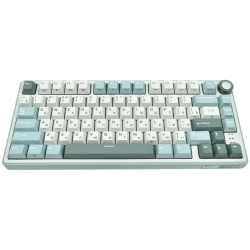 ROYAL KLUDGE R75 Sky Cyan Gaming Keyboard K silver switch - 1