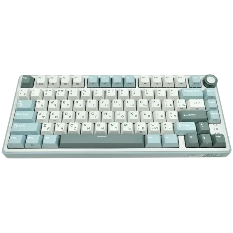 ROYAL KLUDGE R75 Sky Cyan Gaming Keyboard K silver switch - 1