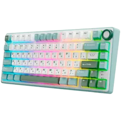 ROYAL KLUDGE R75 Sky Cyan Gaming Keyboard K silver switch - 2