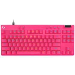 LOGITECH G PRO X TKL RAPID Gaming Keyboard - MAGENTA - US INT'L - USB - EMEA28i-935 - LINEAR - 1