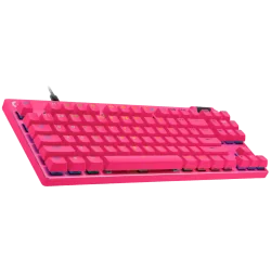 LOGITECH G PRO X TKL RAPID Gaming Keyboard - MAGENTA - US INT'L - USB - EMEA28i-935 - LINEAR - 2