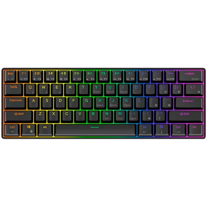 ROYAL KLUDGE RK61 Black Gaming Keyboard Red switch - 1