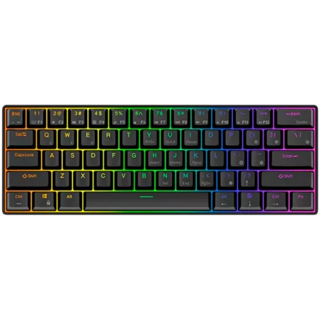 ROYAL KLUDGE RK61 Black Gaming Keyboard Red switch - 1