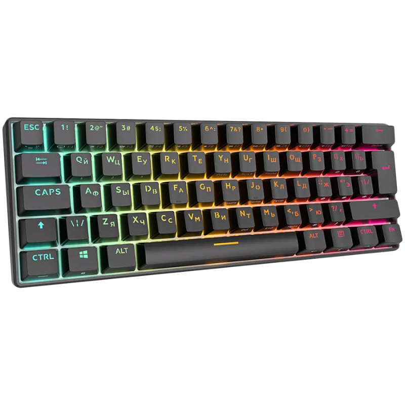 ROYAL KLUDGE RK61 Black Gaming Keyboard Red switch - 1
