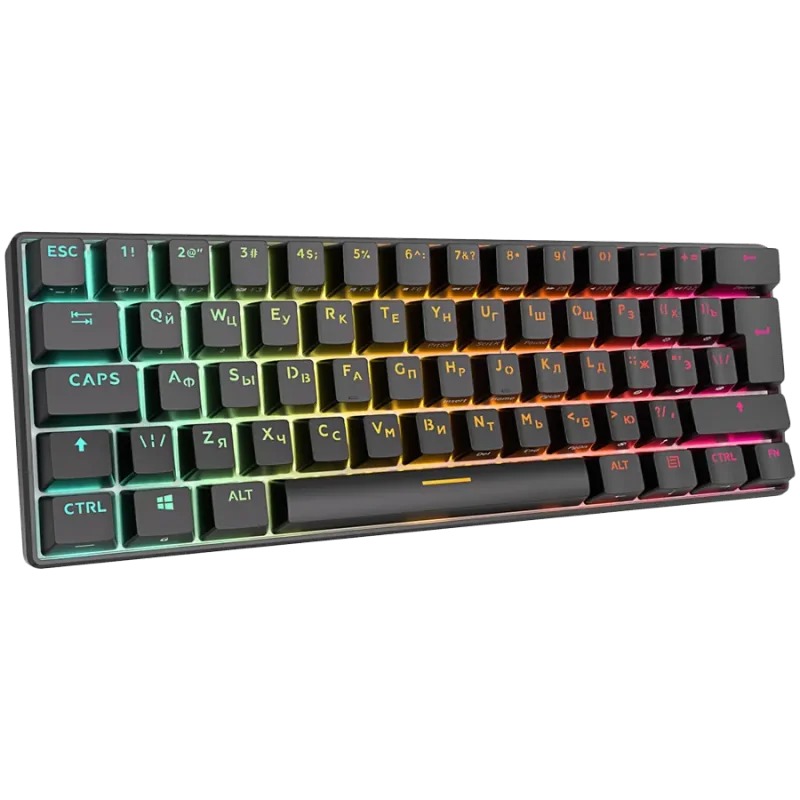 ROYAL KLUDGE RK61 Black Gaming Keyboard Red switch - 1