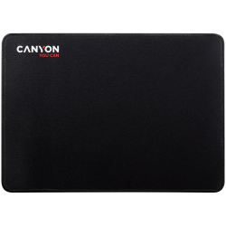 CANYON MP-4, Mouse pad,350X250X3MM,Multipandex,fully black with our logo (non gaming),blister cardboard - 1