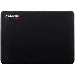 CANYON MP-4, Mouse pad,350X250X3MM,Multipandex,fully black with our logo (non gaming),blister cardboard - 1