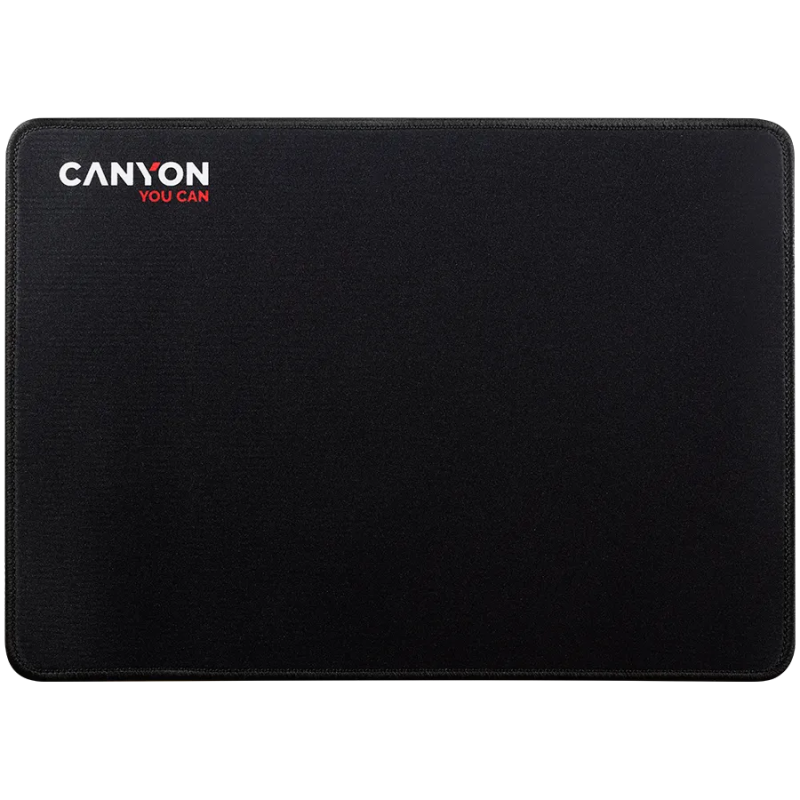 CANYON MP-4, Mouse pad,350X250X3MM,Multipandex,fully black with our logo (non gaming),blister cardboard - 1