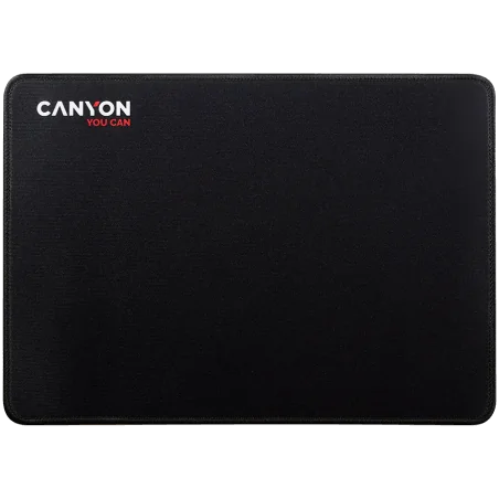 CANYON MP-4, Mouse pad,350X250X3MM,Multipandex,fully black with our logo (non gaming),blister cardboard - 1