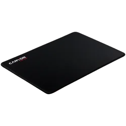 CANYON MP-4, Mouse pad,350X250X3MM,Multipandex,fully black with our logo (non gaming),blister cardboard - 2