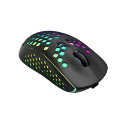 Canyon 7keys Gaming 2.4G wireless mouse, KA8 sensor, DPI up to 1600, rubber coating on panel, Huano 1million switch, 45cm PVC ca
