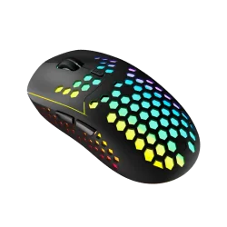 Canyon 7keys Gaming 2.4G wireless mouse, KA8 sensor, DPI up to 1600, rubber coating on panel, Huano 1million switch, 45cm PVC ca
