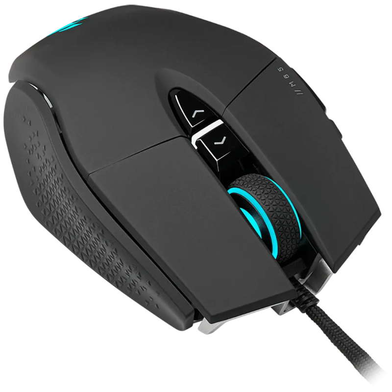 CORSAIR M65 RGB ULTRA, Backlit RGB LED, Optical, Silver ALU, Black - 1
