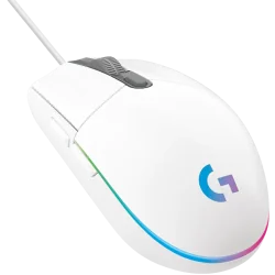 LOGITECH G102 LIGHTSYNC Corded Gaming Mouse - WHITE - USB - EER - 2