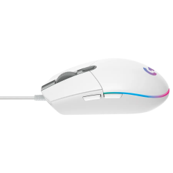 LOGITECH G102 LIGHTSYNC Corded Gaming Mouse - WHITE - USB - EER - 4