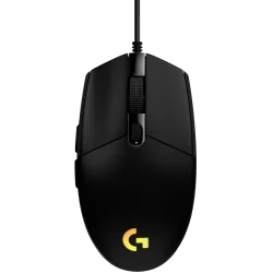 LOGITECH G102 LIGHTSYNC Corded Gaming Mouse - BLACK - USB - EER - 1