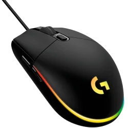 LOGITECH G102 LIGHTSYNC Corded Gaming Mouse - BLACK - USB - EER - 2
