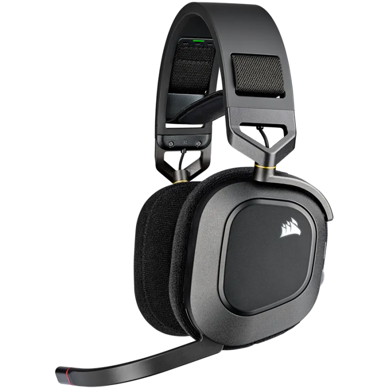 CORSAIR HS80 RGB Wireless Headset, Carbon - EU - 1