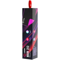 Lorgar Main 313, Gaming mouse pad, High-speed surface, Purple anti-slip rubber base, size: 360mm x 300mm x 3mm, weight 0.195kg -