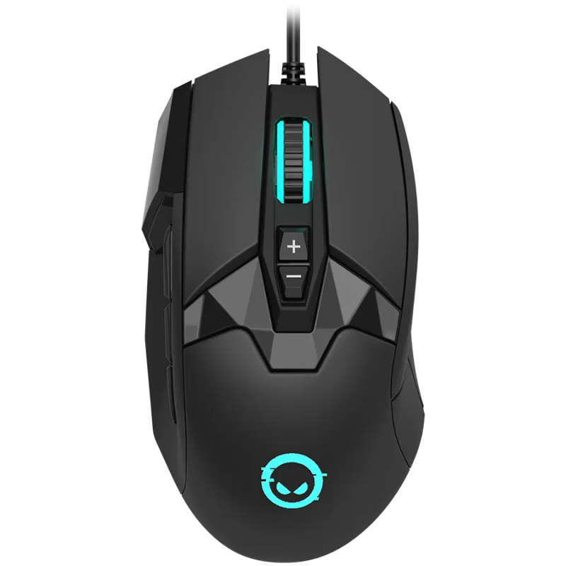 LORGAR Stricter 579, gaming mouse, 9 programmable buttons, Pixart PMW3336 sensor, DPI up to 12 000, 50 million clicks buttons li