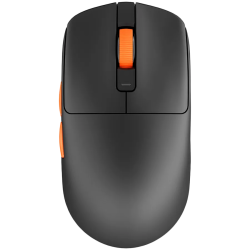 ROYAL KLUDGE M30 Black Orange Gaming Mouse PAW 33111K - 1