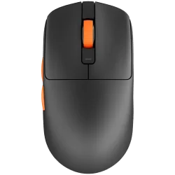 ROYAL KLUDGE M30 Black Orange Gaming Mouse PAW 33111K - 1