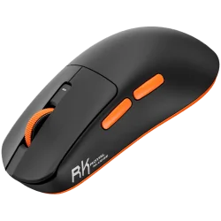 ROYAL KLUDGE M30 Black Orange Gaming Mouse PAW 33111K - 2