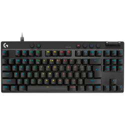 LOGITECH PRO X TKL RAPID Gaming Keyboard - BLACK - US INT'L - USB - EMEA28i-935 - LINEAR - 1