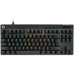 LOGITECH PRO X TKL RAPID Gaming Keyboard - BLACK - US INT'L - USB - EMEA28i-935 - LINEAR - 1