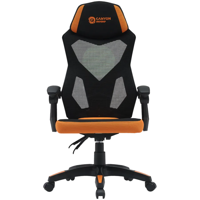 CANYON gaming chair Wave MCH02 Mesh Black Orange - 1