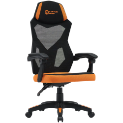 CANYON gaming chair Wave MCH02 Mesh Black Orange - 2