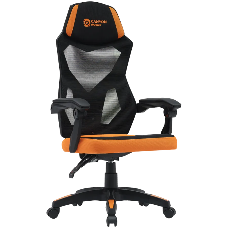 CANYON gaming chair Wave MCH02 Mesh Black Orange - 1