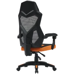 CANYON gaming chair Wave MCH02 Mesh Black Orange - 4