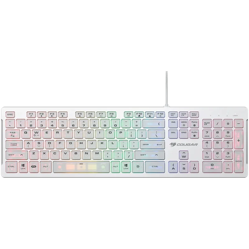 COUGAR VANTAR S Gaming Keyboard, White - 1