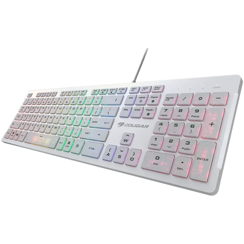 COUGAR VANTAR S Gaming Keyboard, White - 1