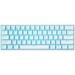 ROYAL KLUDGE RK61 White Gaming Keyboard Red switch - 1