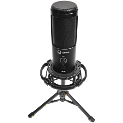 LORGAR Voicer 721, Gaming Microphone, Black, USB condenser microphone with tripod stand, pop filter, including 1 microphone, 1 H