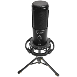 LORGAR Voicer 721, Gaming Microphone, Black, USB condenser microphone with tripod stand, pop filter, including 1 microphone, 1 H