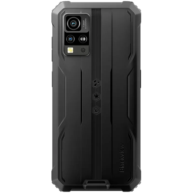 Blackview BV4800 Pro Rugged Phone, 6.56" HD+ , 4+128GB Unisoc T606 8+16MP , Android 15 , 5180mAh + 10W , GSM-LTE VOLTE , Black ,