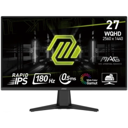 MSI MAG 275QF Gaming Monitor, 27" 180Hz, WQHD (2560x1440) 16:9, Rapid IPS Anti-glare, 0.5ms, 300nits, 1000:1, 178°/178°, Adaptiv