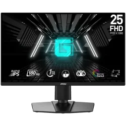 MSI G255PF E2 Gaming Monitor, 24.5"" 180Hz, FHD (1920x1080) 16:9, Rapid IPS Anti-glare, 1ms, 300nits, 1000:1, 178°/178°, AMD Fre
