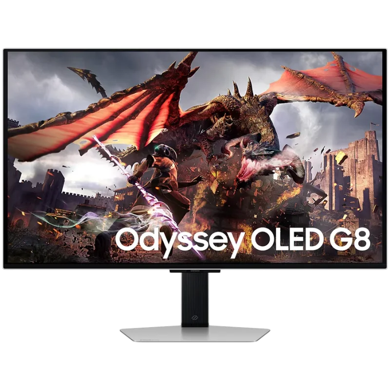 Monitor LED Samsung LS32DG802SUXDU G80SD Gaming, 32" UHD Flat 16:9 (3840x2160) OLED 240z, 250 cd/㎡, 1000000:1, 0.03ms, 178/178, 