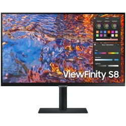 Monitor LED Samsung LS27B800PXPXEN HRM S80PB, 27" UHD FLAT 16:9 (3840x2160) IPS 60Hz, 350 cd/㎡, 1000:1, HDR400, 5ms, 178/178, 1x