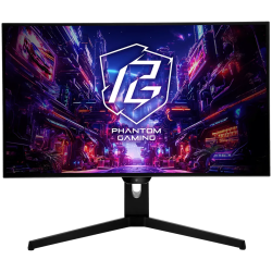 Asrock Gaming Monitor, 27" QHD(2560x1440) OLED, 240 Hz, 129% sRGB, 1 500 000:1, 16:9, 178/178, 0.03 ms, 275 nits, AMD FreeSync™,