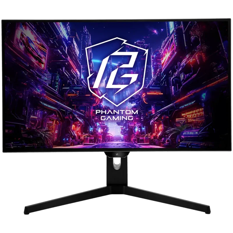 Asrock Gaming Monitor, 27" QHD(2560x1440) OLED, 240 Hz, 129% sRGB, 1 500 000:1, 16:9, 178/178, 0.03 ms, 275 nits, AMD FreeSync™,