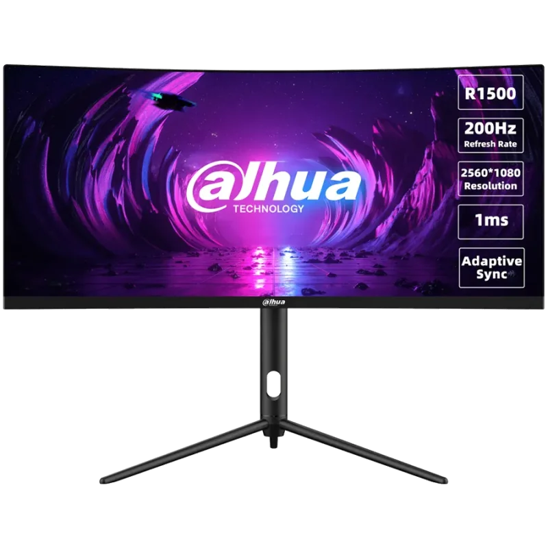 Dahua LM30-E330CA Curved Gaming Monitor, 30" WFHD (2560x1080), VA, 200Hz, 250 nits, 120% sRGB, 21:9, 3000:1, 178°/178°, 1ms, VES
